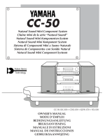 Yamaha CC-50 - Owners Manual 